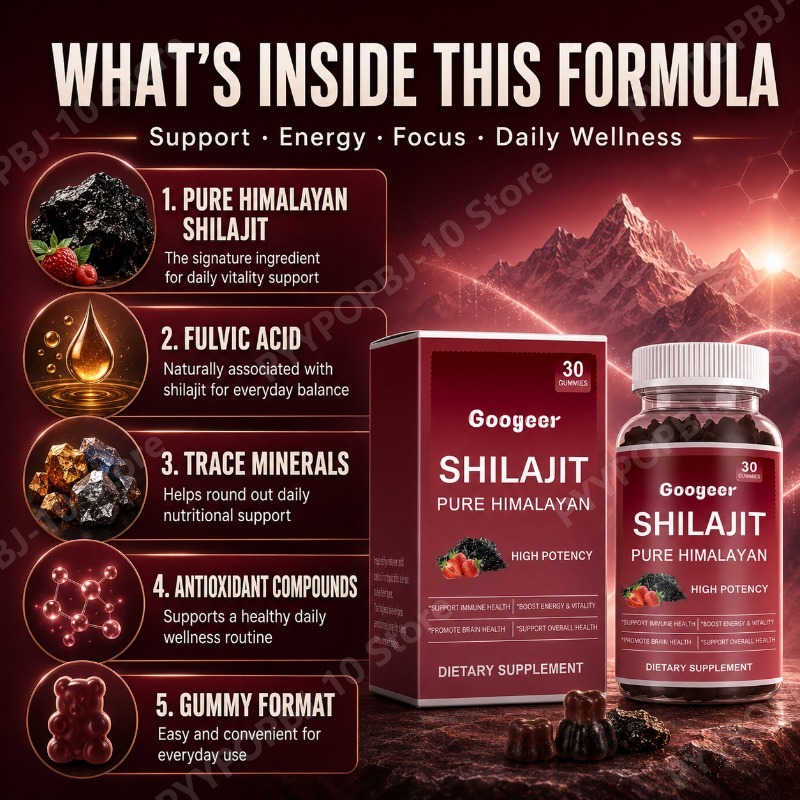 Żelki Googeer Shilajit Czysty  – Health Wellness Gummies recenzja i cena