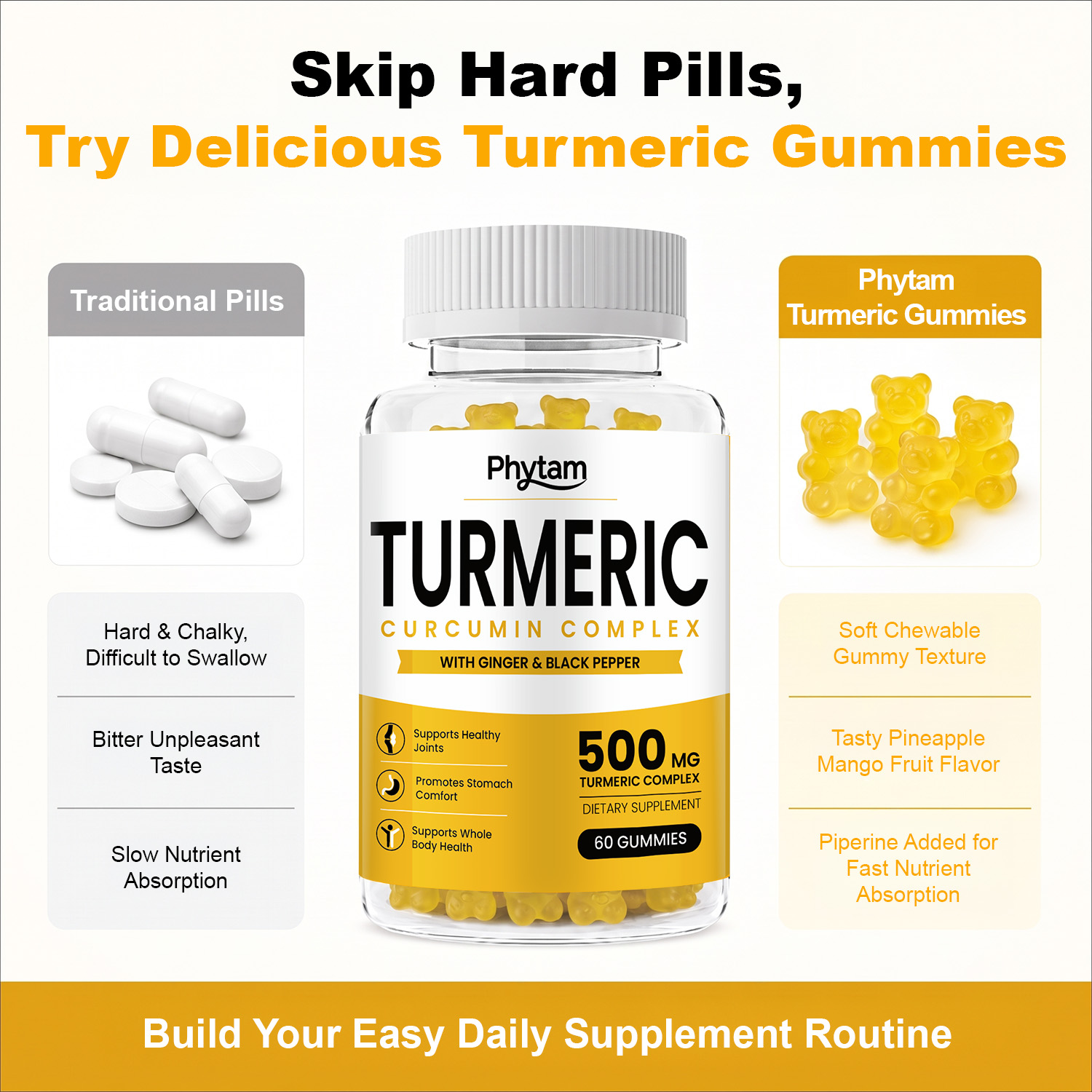 Żelki z kurkumą i kurkuminą z  – Health Wellness Gummies recenzja i cena