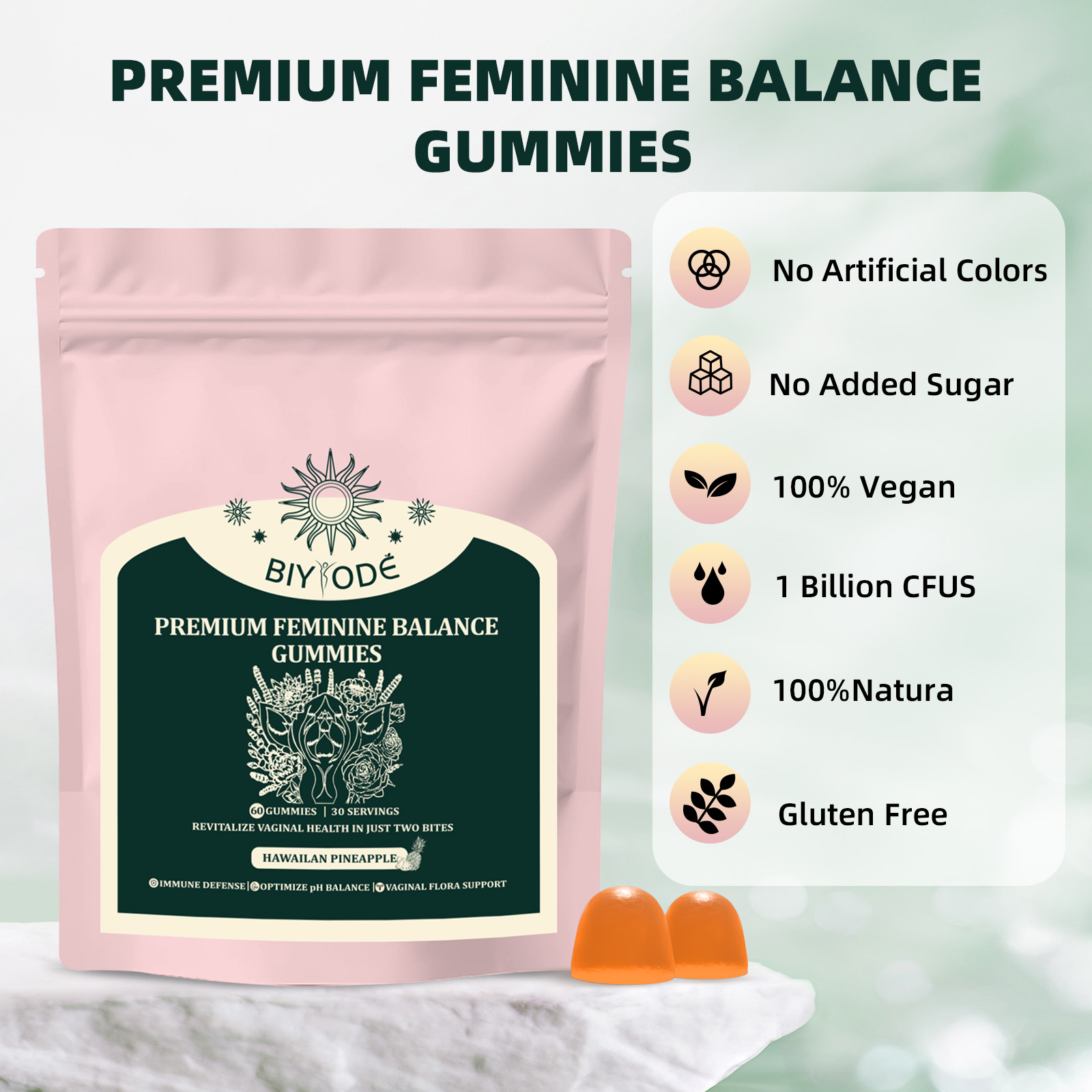 Premium Feminine Balance Gummi – Health Wellness Gummies recenzja i cena